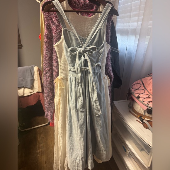 Free People Merrick Midi Dress in Niagara Mist Size Small NWOT Retail $148 - Picture 7 of 10